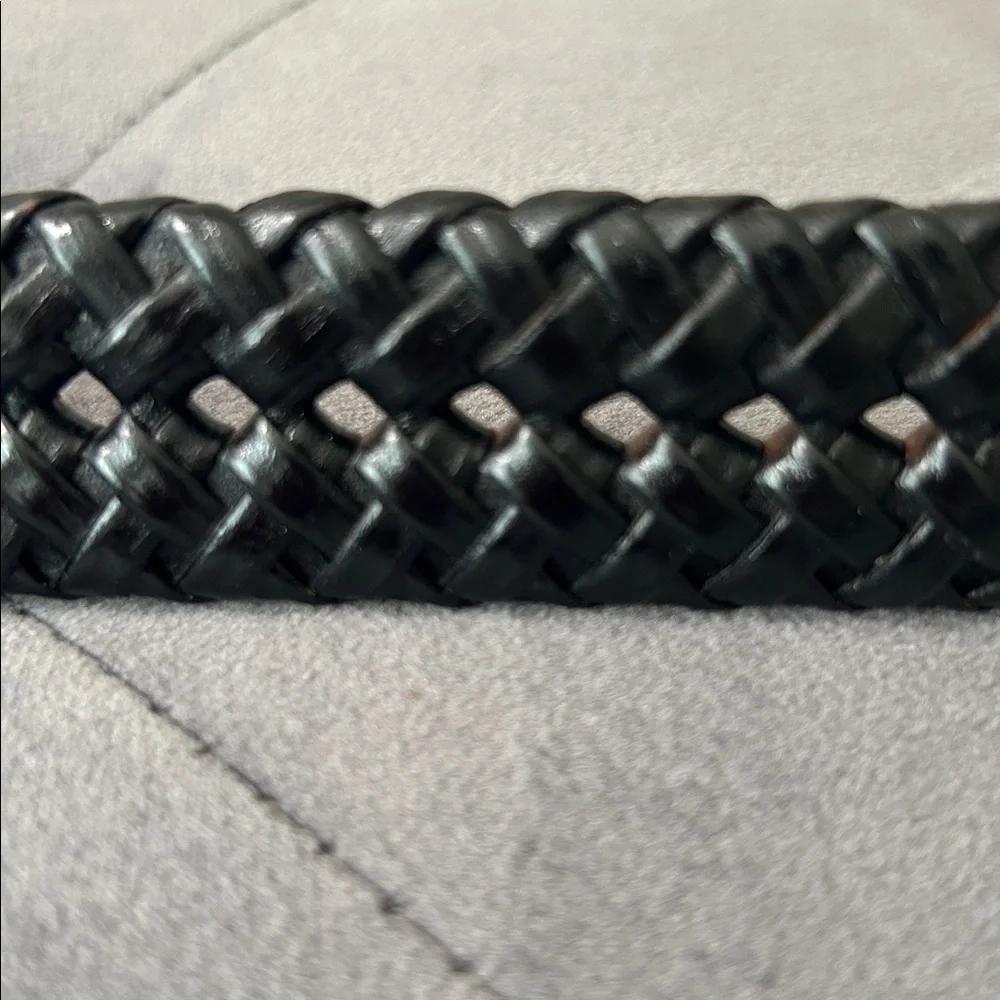 Men’s Reversible Braided Belt, Black or Brown
